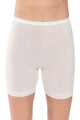 Mey Slip met lange pijp Wol Zijde Exquisite Dames 67407 1 weiss, witte lange pijpjes slip van merinowol en zijde.