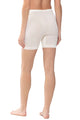 Mey Slip met lange pijp Wol Zijde Exquisite Dames 67407 1 weiss, zijaanzicht van de achterkant in zachte witte kleur.