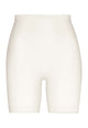 Mey Slip met lange pijp Wol Zijde Exquisite Dames 67407 1 weiss, elegante slip in crème kleur met lange pijpjes.