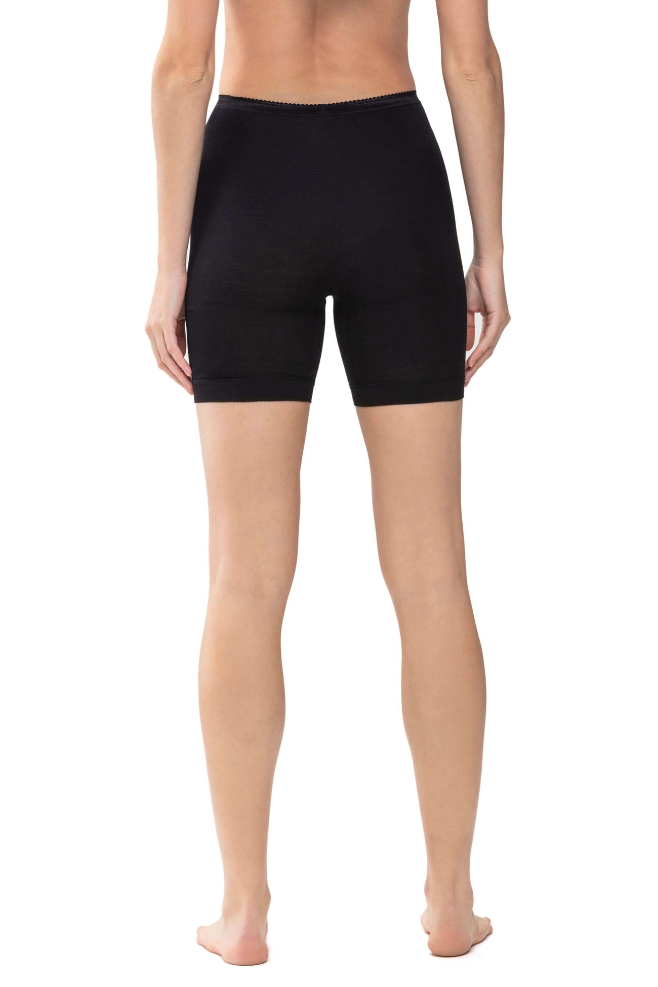 Mey Slip met lange pijp Wol Zijde Exquisite Dames 67407 3 schwarz van achteren