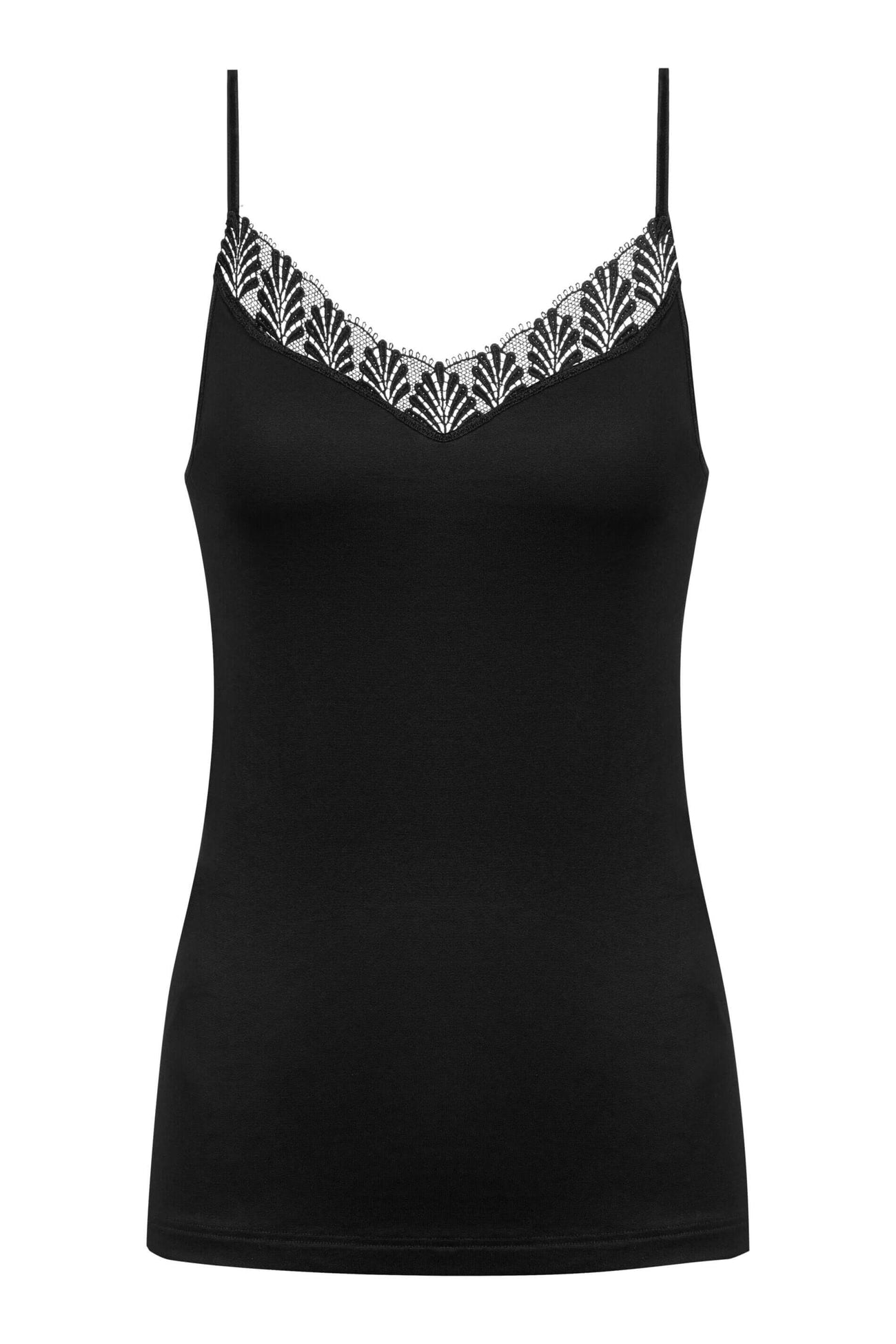 Mey Spaghetti Hemdje Emotion Elegance Dames 1110026 3 zwart