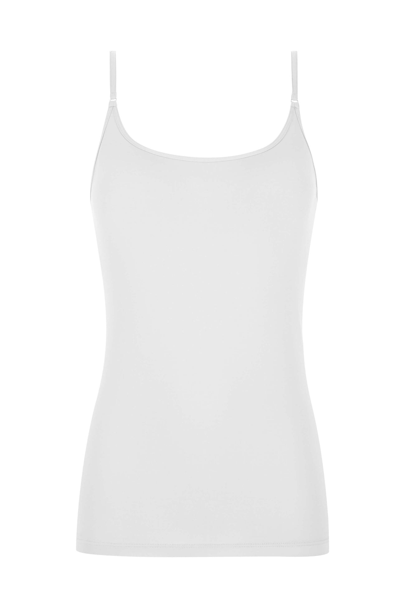 Mey Spaghetti Top Soft Shape Dames 75100 1 weiss - superzacht spaghetti hemdje met verstelbare bandjes