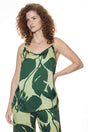 Mey Spaghetti Top Tropical Leaves Dames 1210057 1264 Into the green