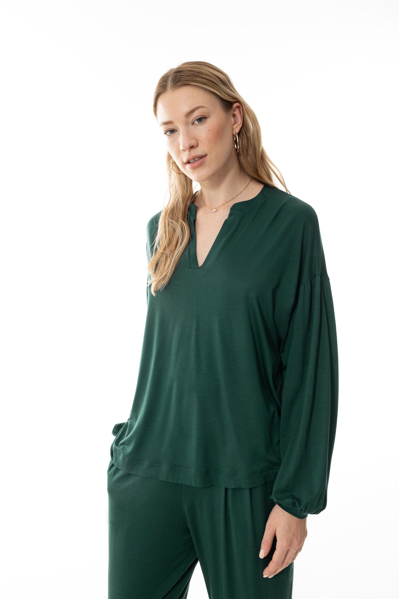 Mey T-Shirt Alena Dames 17341 881 green leaves Foto 32832