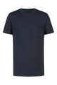 Mey T Shirt Jefferson Korte Mouw Heren 2210033 116 marine, zacht materiaal, korte mouwen, ronde hals, navy kleur.
