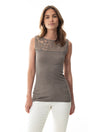 Mey Top Lace Wool Love Dames 65013 90 deep taupe