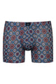 Mey trunk short met elegante patronen in galactic blue, van 95% Modal voor luxe draagcomfort.