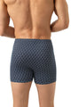 Mey Trunk Shorty Elephant Walk Heren 2120170 116 marine, heren boxer met leuke olifantenprint in marineblauw.