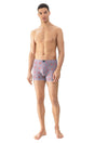 Mey Trunk Shorty Mixture Of Circles Heren 2120068 1252 blue haze model in ronde grafische boxer met zachte ondergrond.