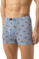 Mey Trunk Shorty Stripes With Small Pattern Heren 2120143 28 galactic blue