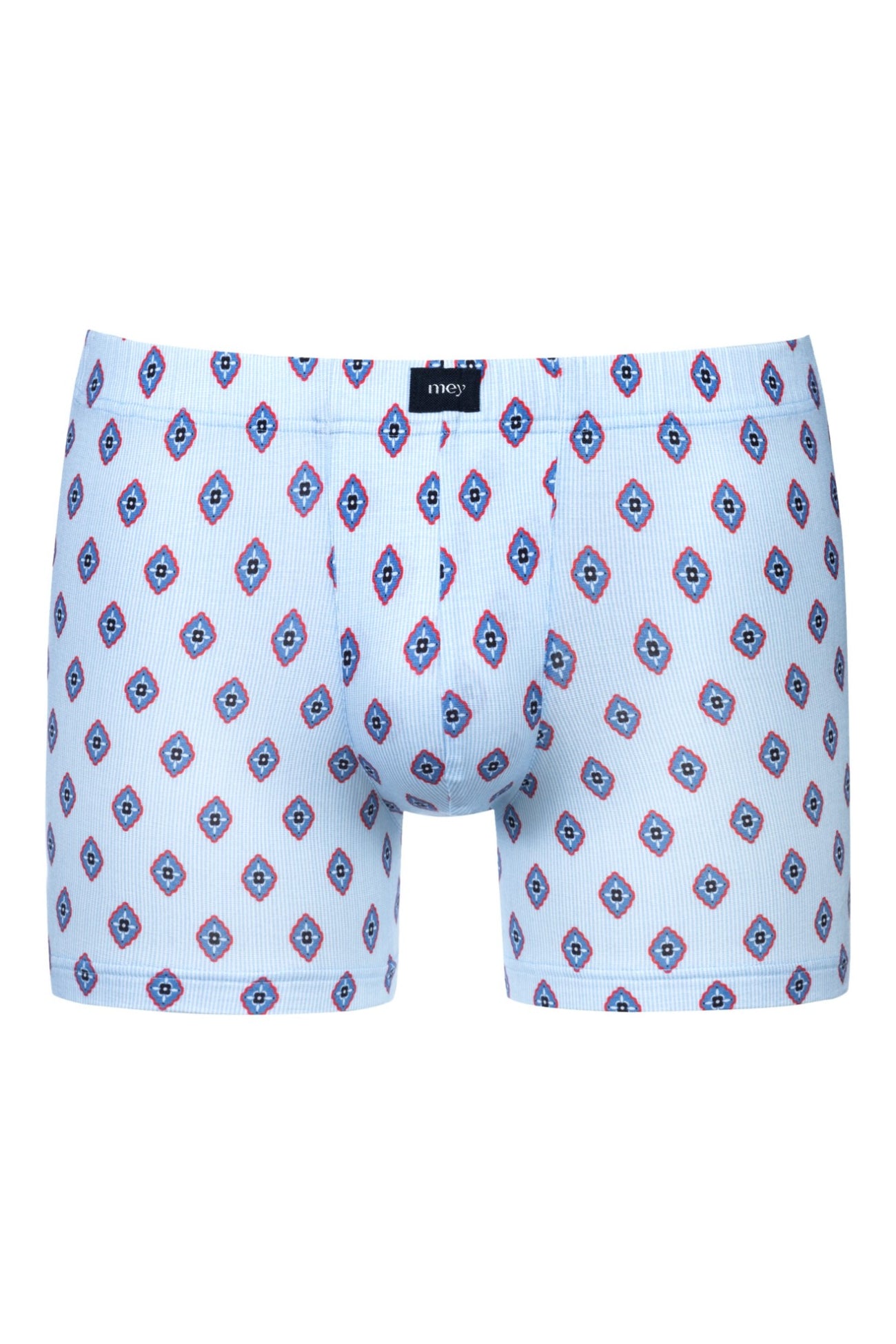 Mey Trunk Shorty Stripes With Tie Heren 2120067 1252 blue haze