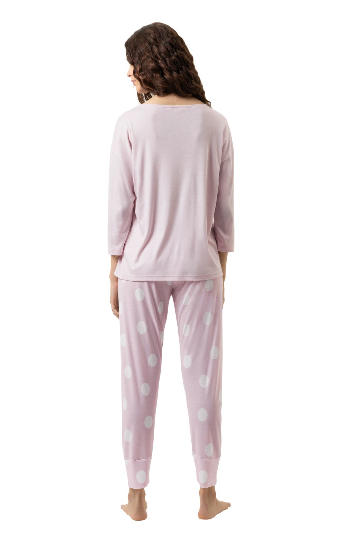 MeyTweedelige7_8PyjamaPrettyDotsDames12401091790pinkparfait__2
