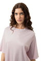Mey Tweedelige Korte Pyjama Pretty Dots 1240123 1790 pink parfait model in zachte roze shirt aan