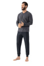 Mey Tweedelige Pyjama Octagon Geo Heren 2240013 174 indigo
