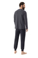 Mey Tweedelige Pyjama Octagon Geo Heren 2240013 174 indigo