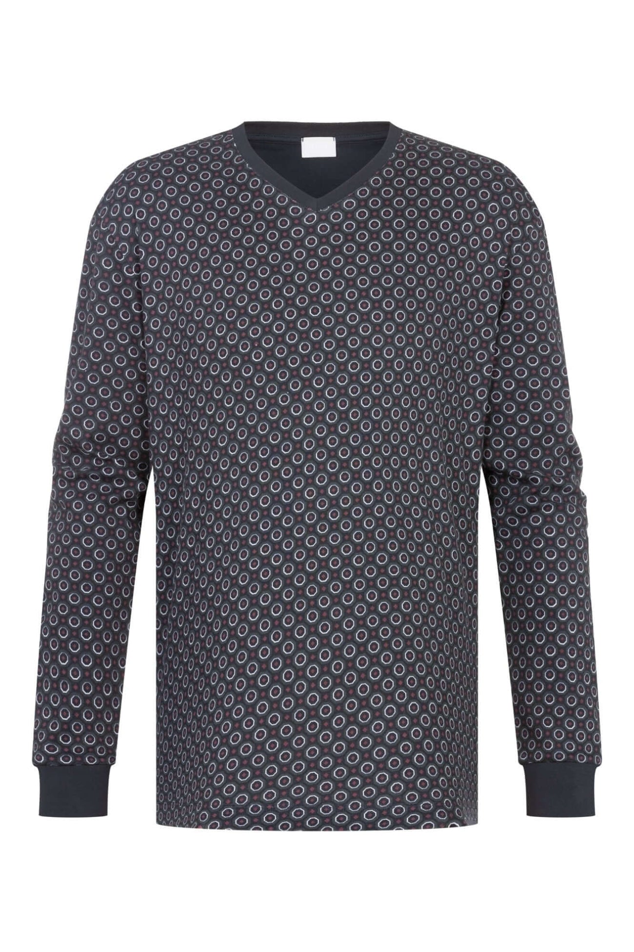 Mey Tweedelige Pyjama Octagon Geo Heren 2240013 174 indigo