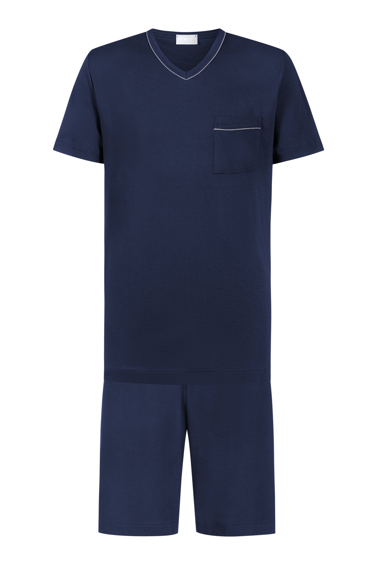 Mey Tweedelige Pyjama Pure Night Heren 2240050 668 yacht blue