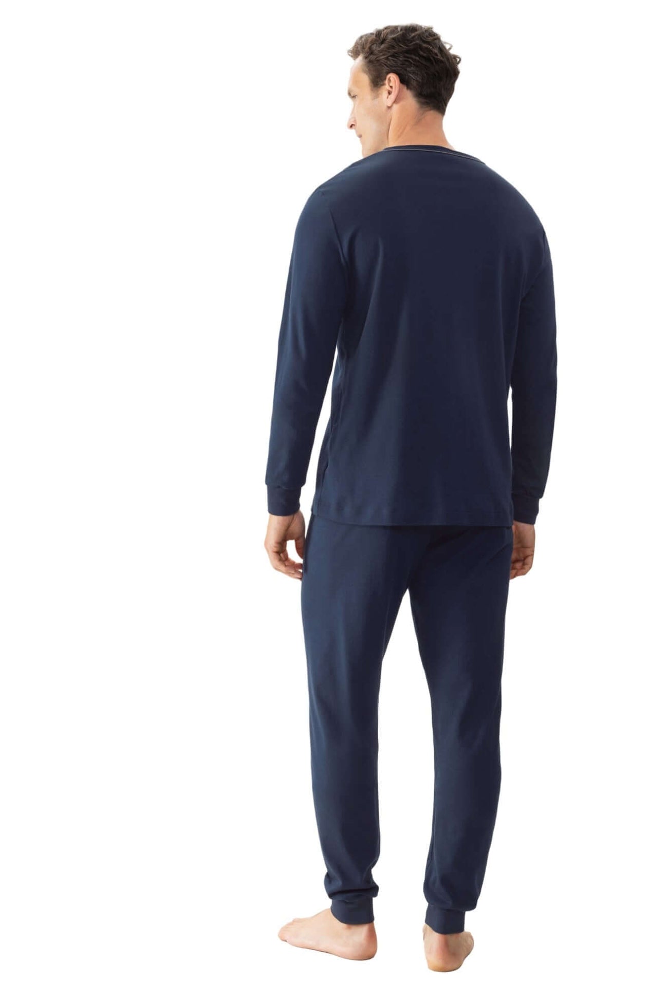 Mey Tweedelige Pyjama Pure Night Heren 2240051 668 yacht blue