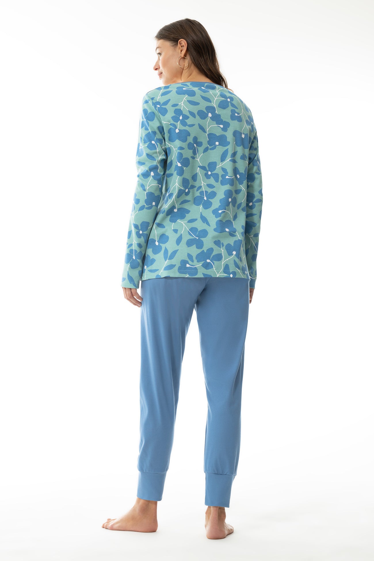 Mey Tweedelige Pyjama Rima Dames 13164 484 dark horizon Foto 10216