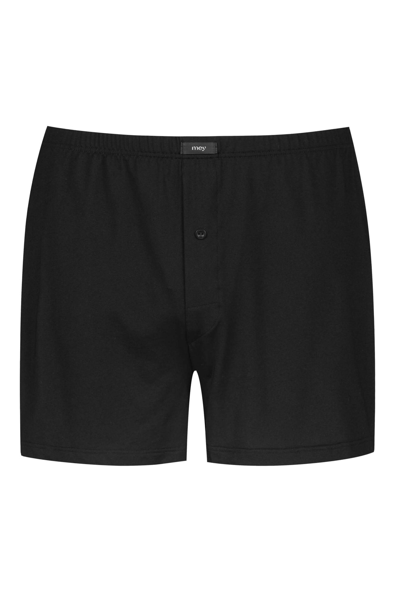 Mey Wijde Boxershort Dry Cotton Heren 2120243 123 zwart, comfortabele zwarte boxershort van zachte katoenmix.