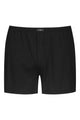 Mey Wijde Boxershort Dry Cotton Heren 2120243 123 zwart, comfortabele zwarte boxershort van zachte katoenmix.