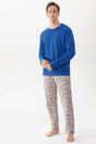 Mey tweedelige Pyjama Ski Goggles Heren 2240022 745 ultramarine