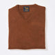 Osborne Heren Trui V-Hals Lamswol OMVS SPANI in bruin, gemaakt van 100% premium lamswol.