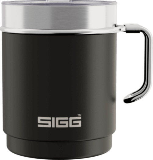 SIGG Travel Mug 0.3L Nightblack GT6053.80 met vacuümisolatie voor warme dranken onderweg.