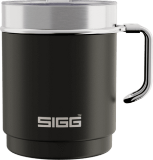 SIGG Travel Mug 0.3L Nightblack GT6053.80 met vacuümisolatie voor warme dranken onderweg.