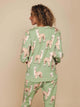 SNURK Alpaca Meadow Sweater Dames met grappige alpacaprint in zachte biologische katoen.