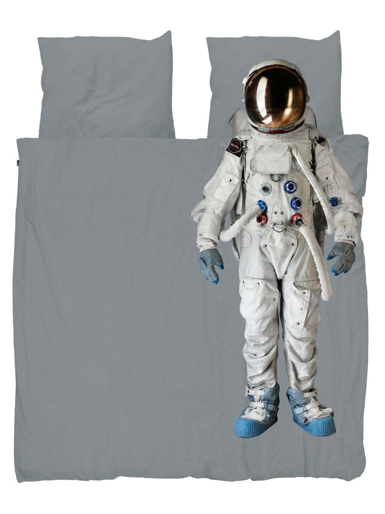 SNURK Astronaut Grey dekbedovertrek
