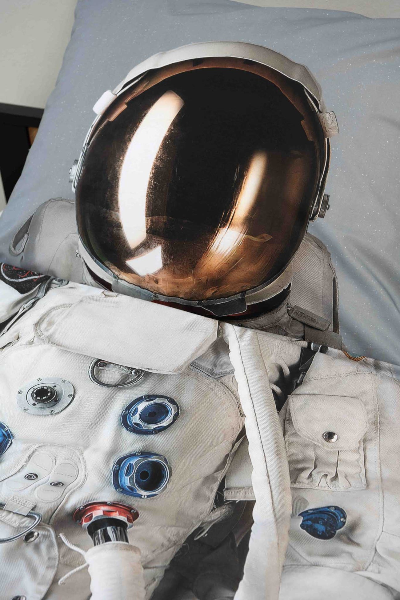 SNURK Astronaut Grey dekbedovertrek