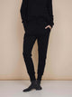 SNURK Black Broek Regular Unisex, zachte unisex joggingsbroek, comfortabel om in te dragen, gemaakt van biologische katoen.