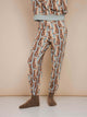 SNURK Bowie Broek Relaxed Unisex met kattenprint, perfecte joggingbroek voor dames en heren.