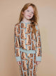 SNURK Bowie Sweater Kids met schattige kattenprint, comfortabel en stijlvol voor kinderen.
