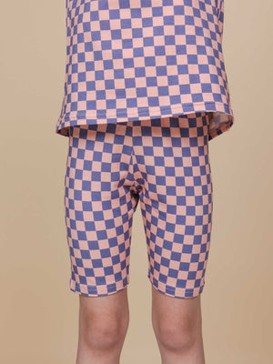 SNURK Check Bikershorts Kids