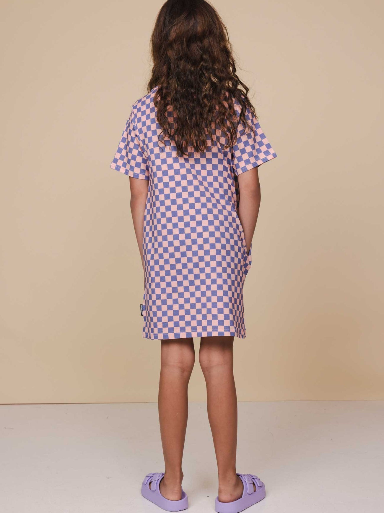 SNURK Check T-shirt Dress Kids