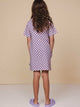 SNURK Check T-shirt Dress Kids