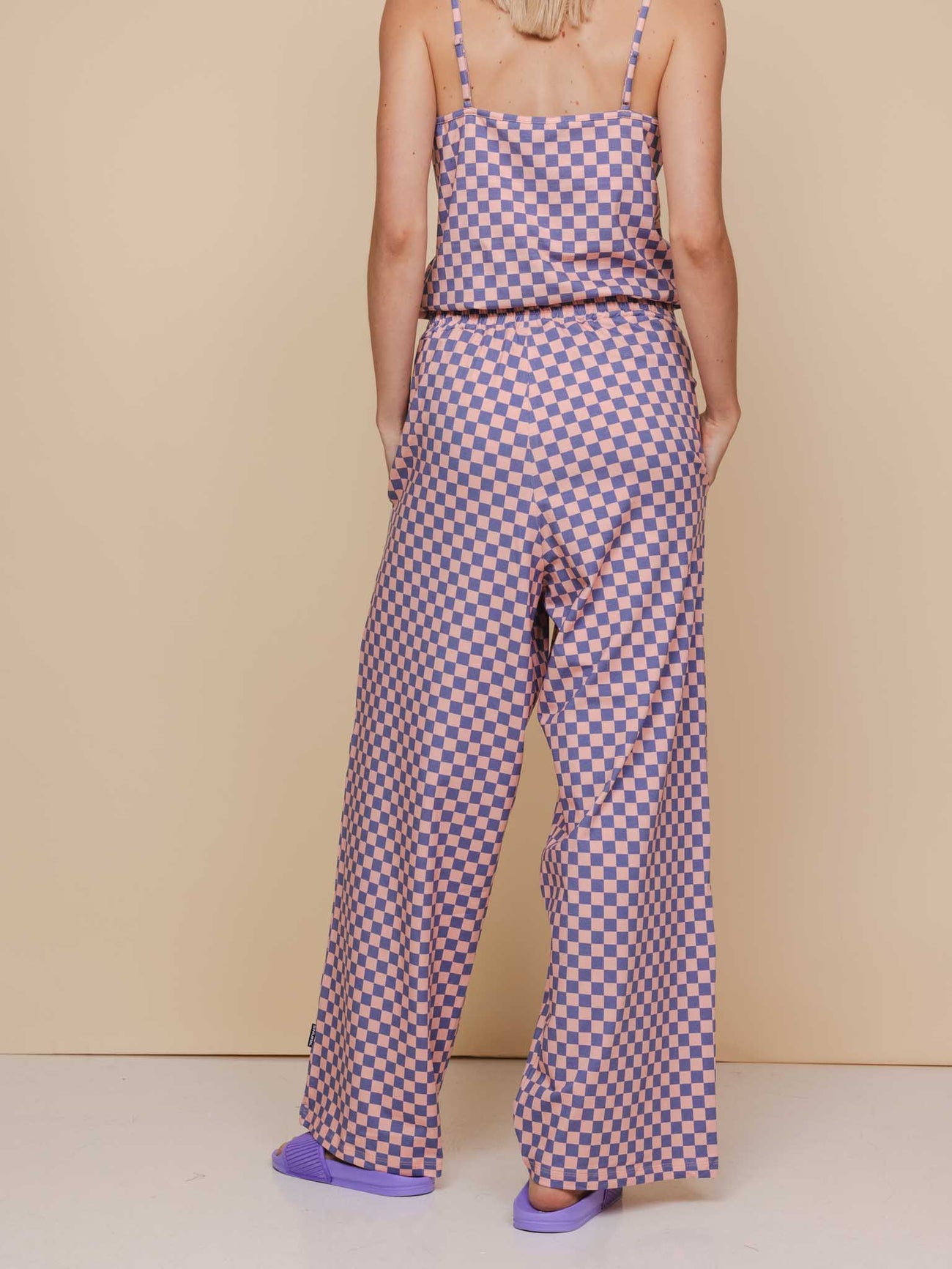 SNURK Check Wijde broek Dames