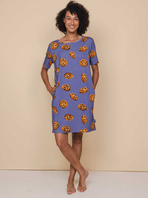 SNURK Cookies T-shirt Dress Dames