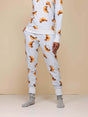 SNURK Croissants Broek Unisex met versgebakken croissantjes, zachte biologische katoen, ultiem comfort.