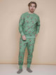 SNURK Donkeys Broek Regular Unisex, schattige baby-ezels op een zachte groene achtergrond, comfortabel en stijlvol.