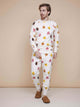 SNURK Donuts Broek Regular Unisex in comfortabele outfit met donutprint, perfect voor casual en ontspannen dagen.