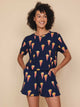 SNURK Fries Navy Shorts Dames