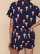 SNURK Fries Navy Shorts Dames