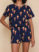SNURK Fries Navy Shorts Dames