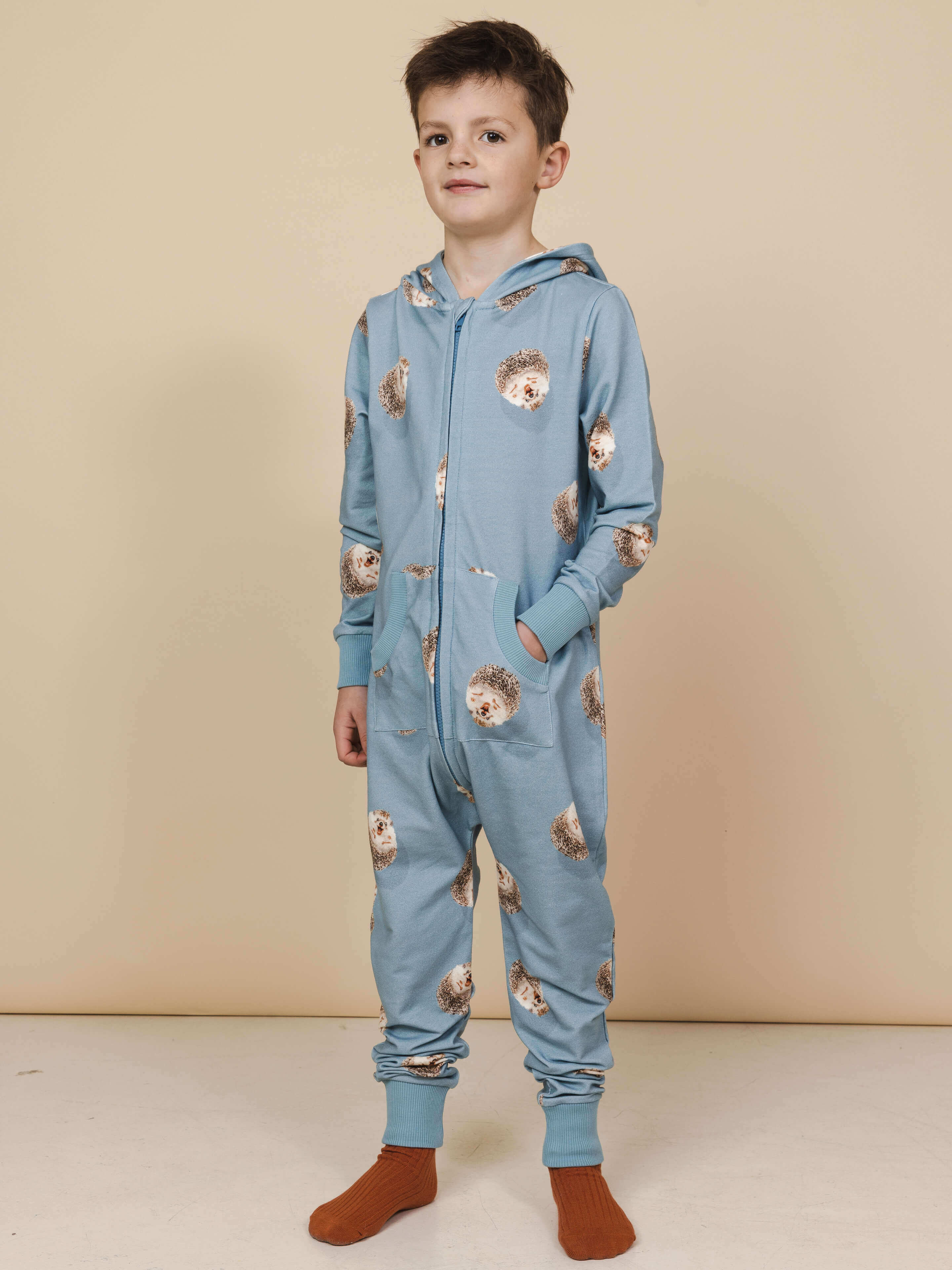 SNURK Hedgy Blue Onesie Kinderen