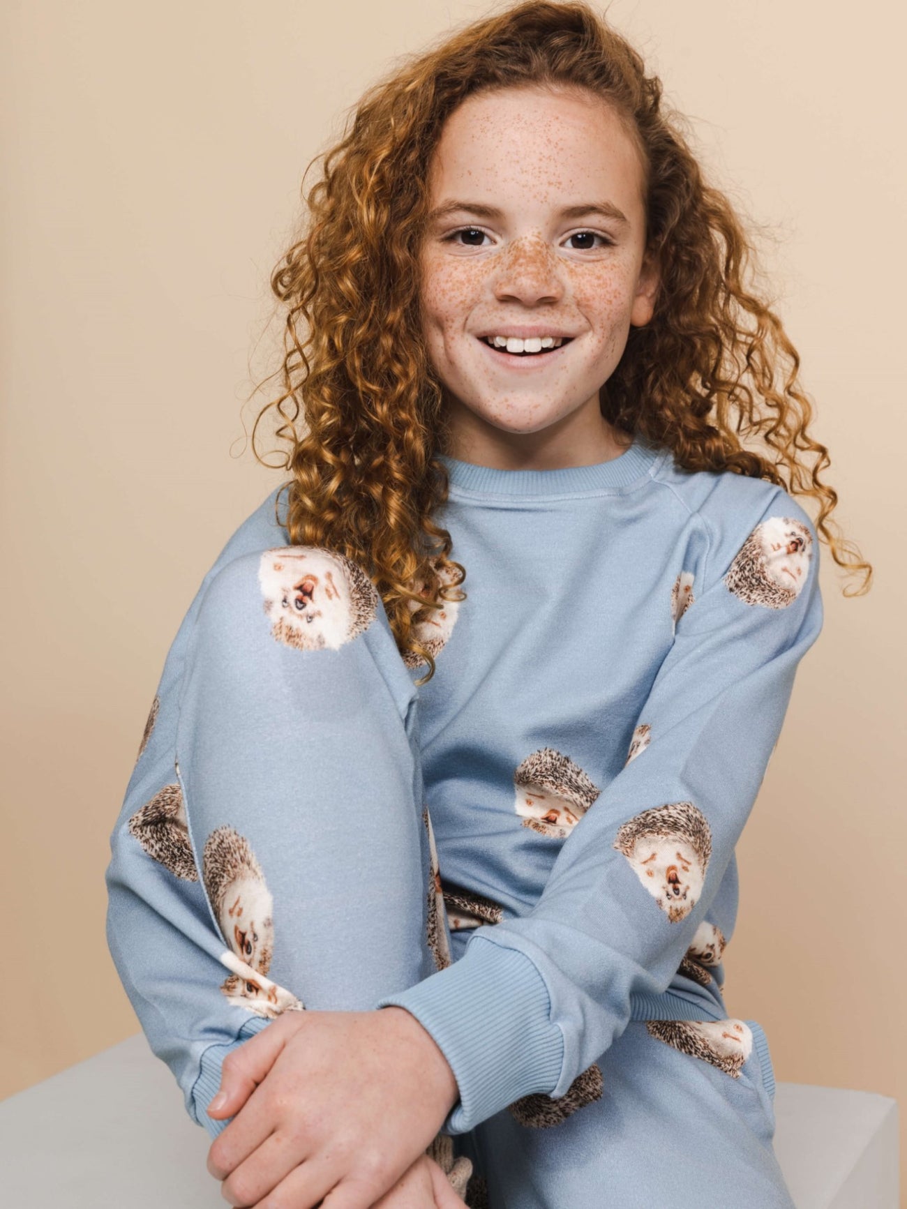 SNURK Hedgy Blue Sweater Kinderen Foto 10667