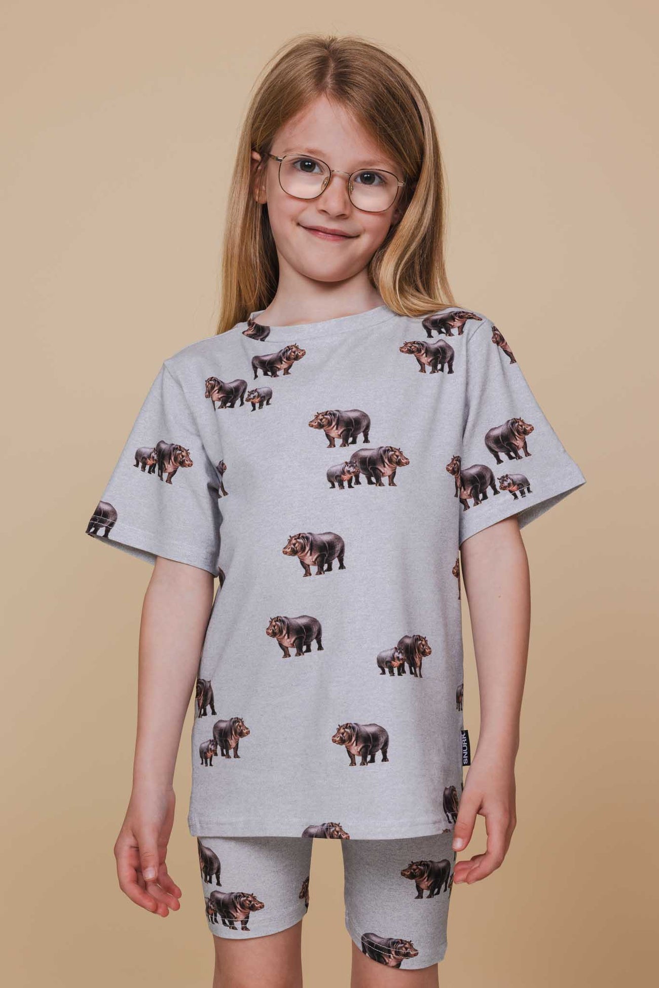 SNURK Hippos Bikershorts Kids