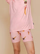 SNURK Ice Cream Cones Bikershorts Women, zachte hoge taille bikershorts met ijsjesprint voor dames.